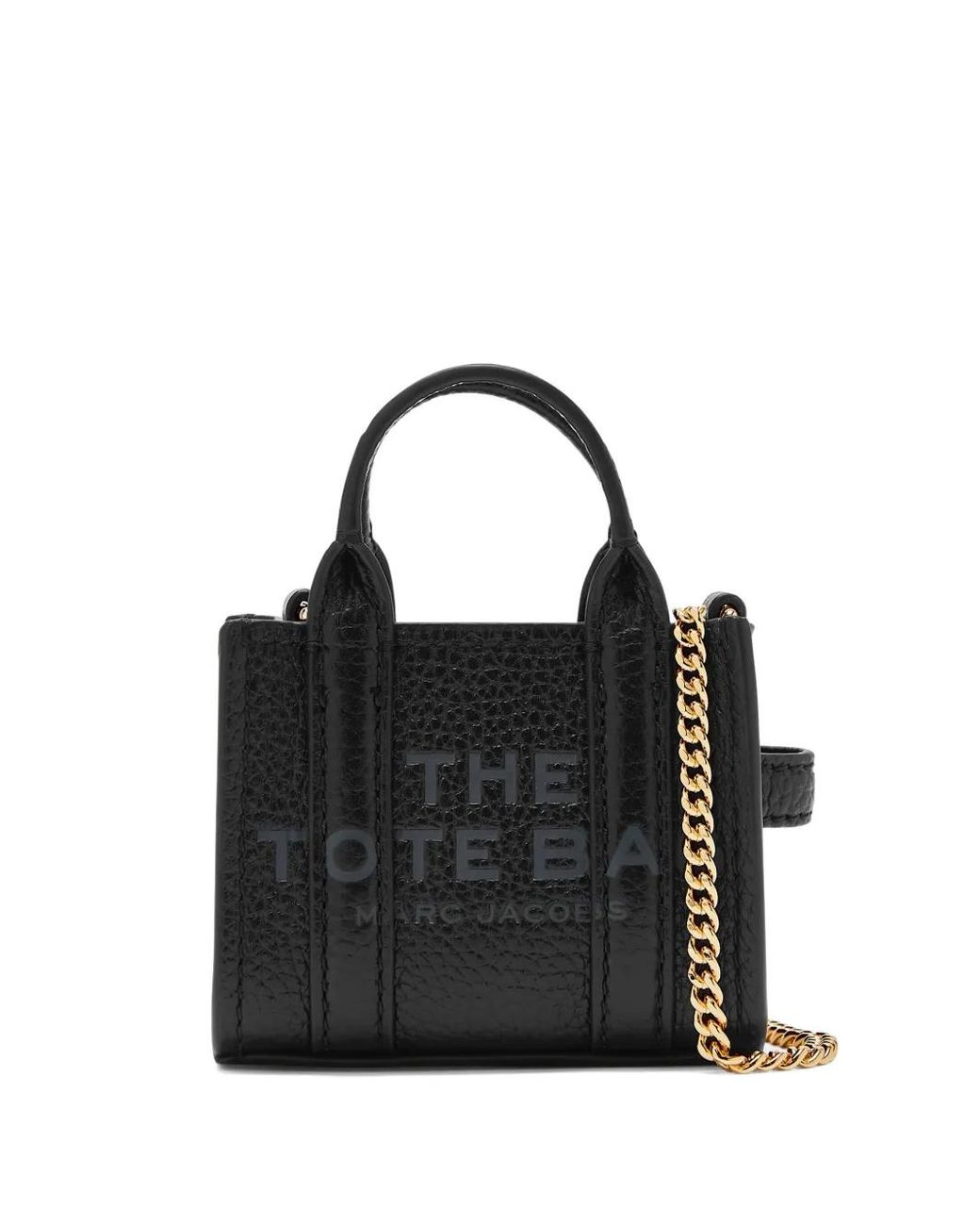 Marc Jacobs Black The Nano Tote Cross Body Bag