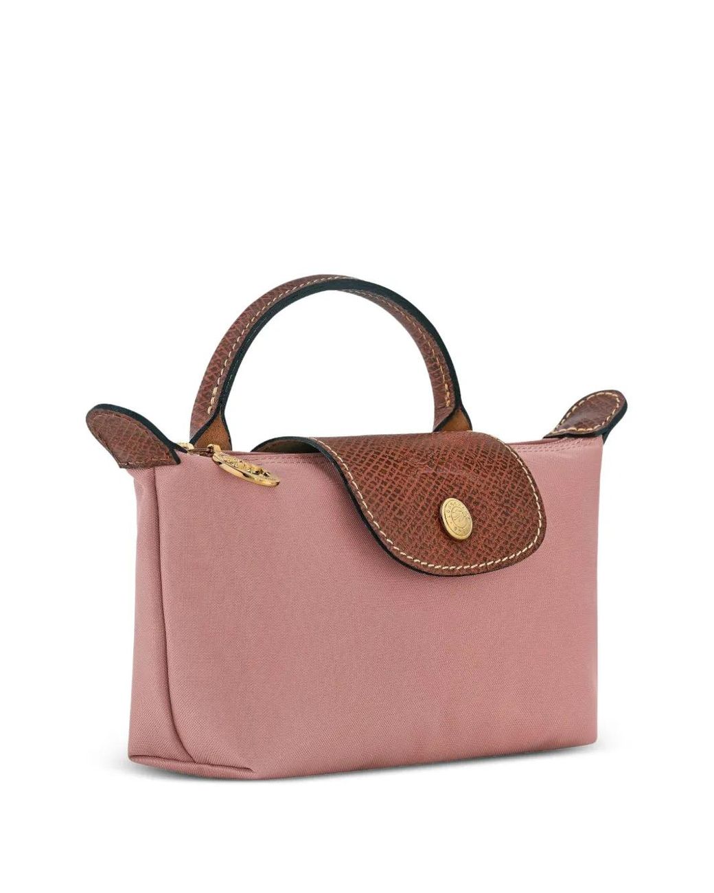 Longchamp Pink Le Pliage Original Two-Toned Tote Bag