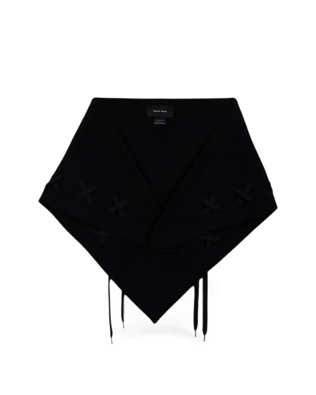 Sciarpa di Simone Rocha in Black