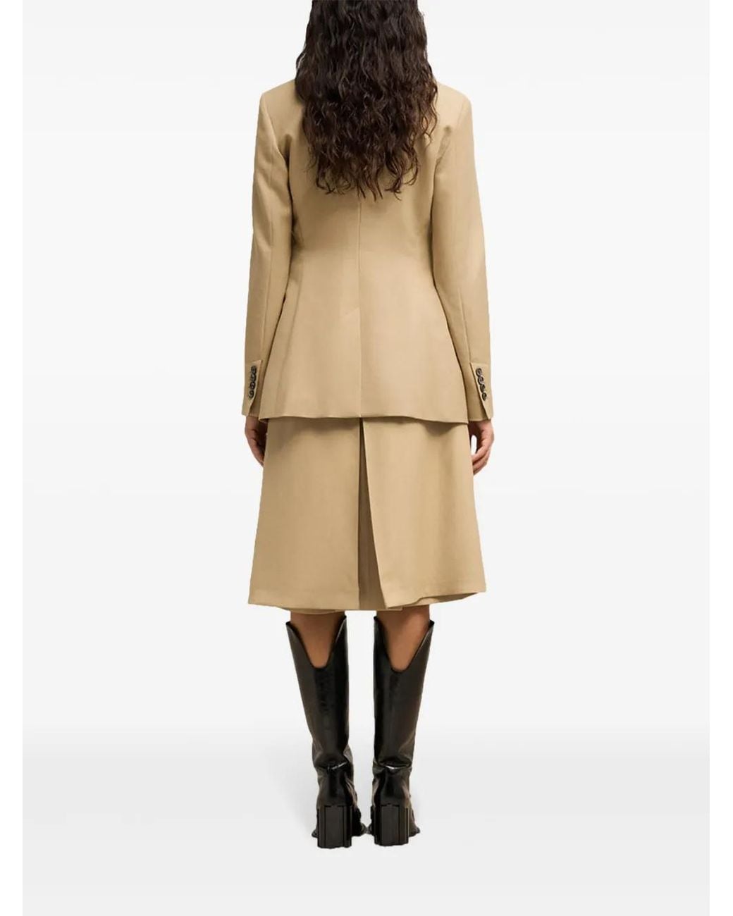AMI Natural Double-Breasted Blazer