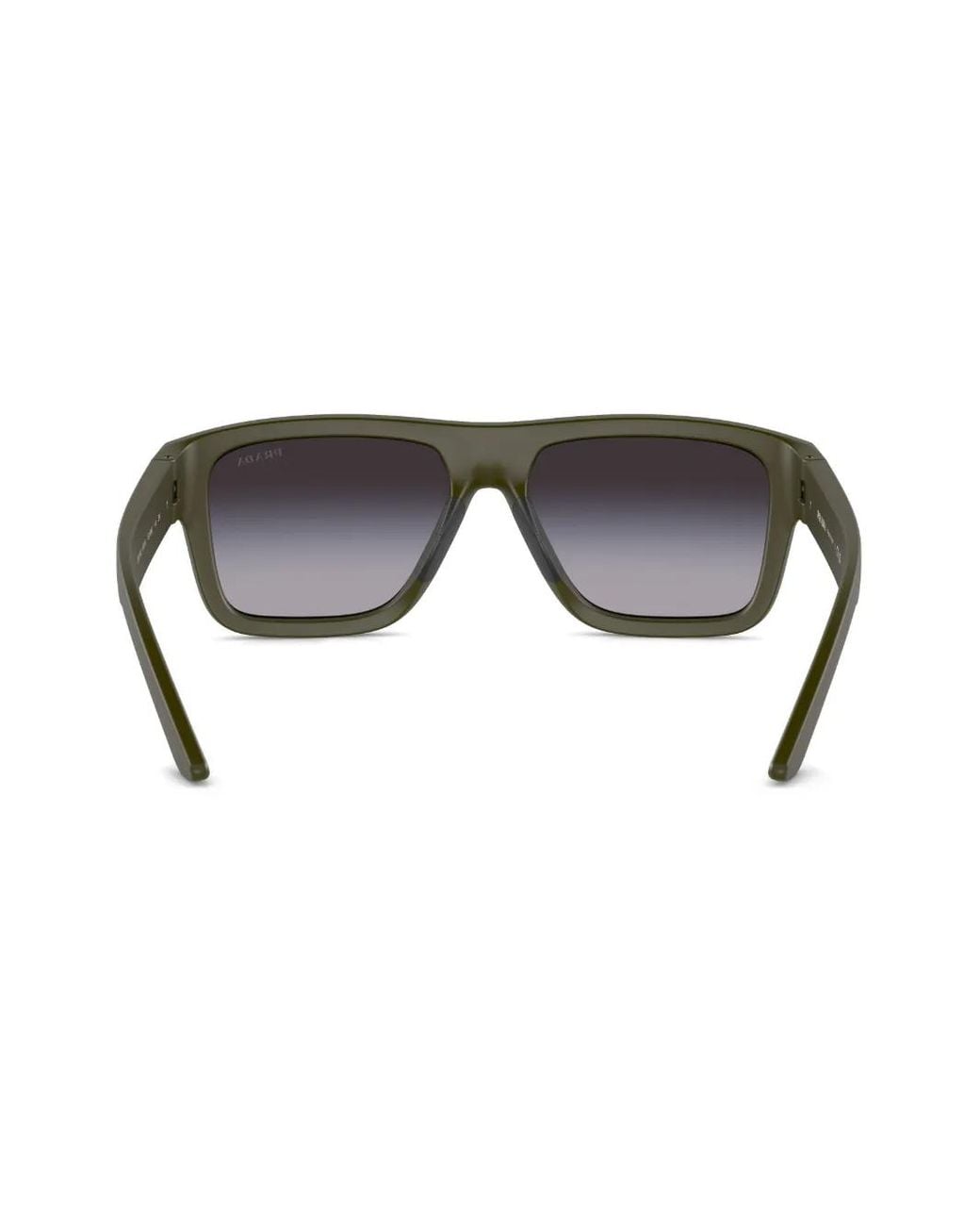 Prada Linea Rossa Gray Square-Frame Sunglasses for men