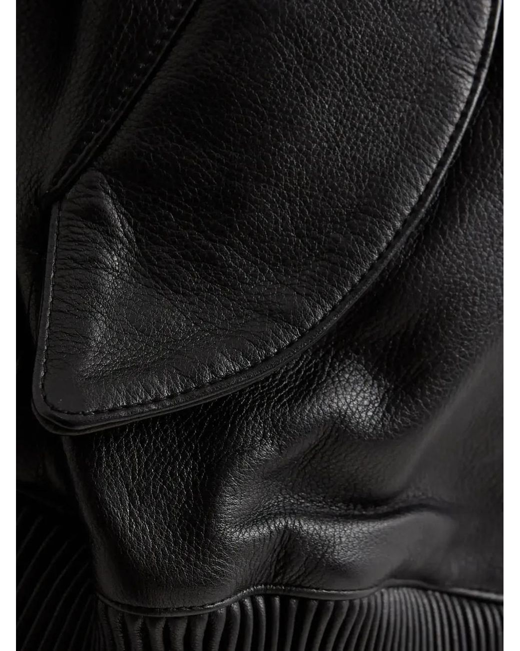 Manokhi Black Maira Detachable-Collar Jacket