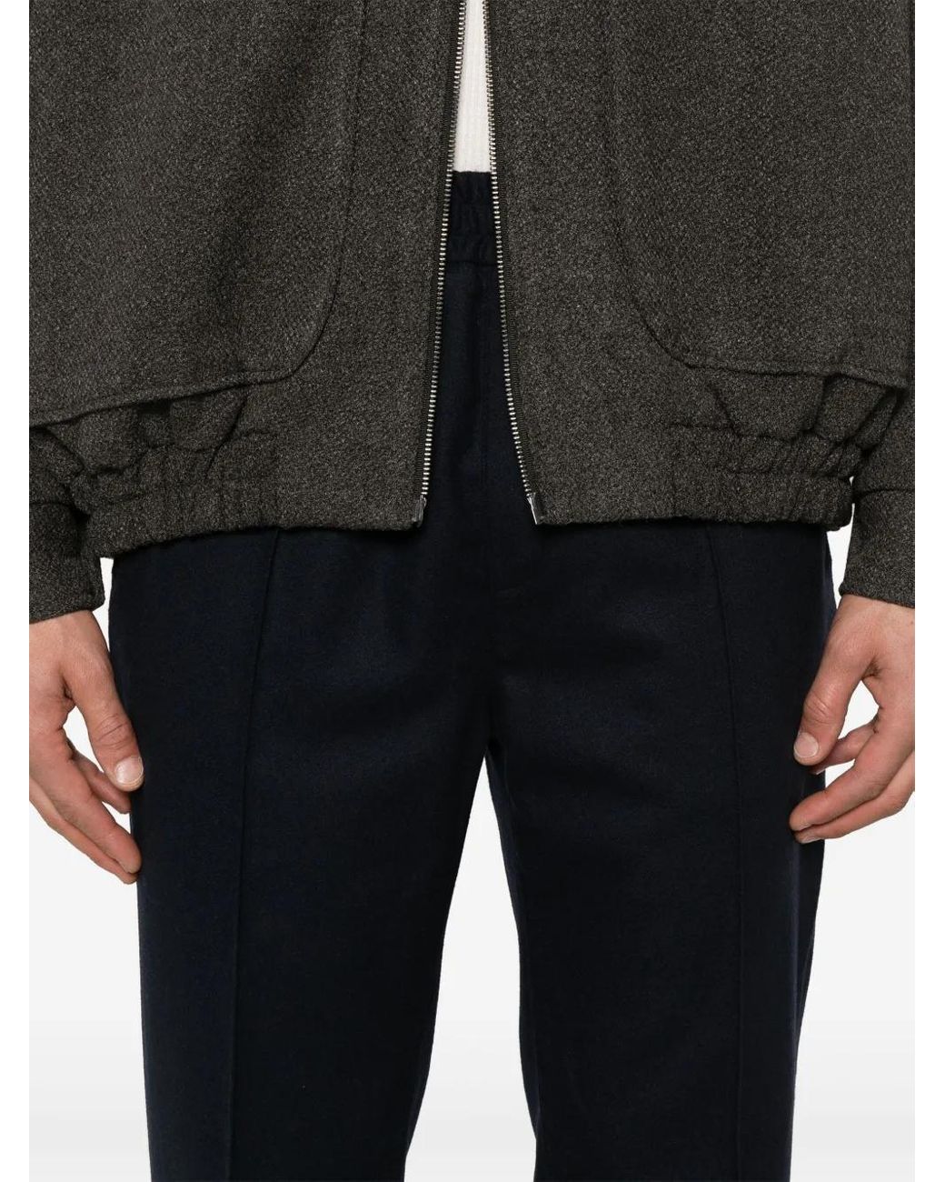 Pantalones Con Pliegues A.P.C. de hombre de color Blue
