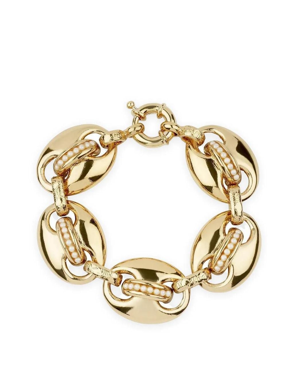 Gas Bijoux Metallic Mini Cophea Pearl Bracelet