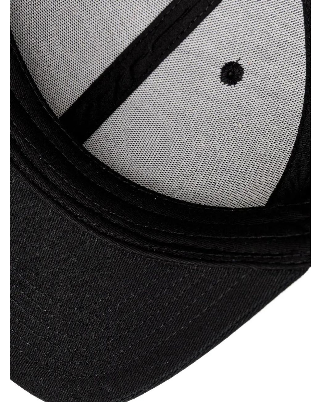 Karl Lagerfeld Black Ikonik Karl Baseball Cap for men