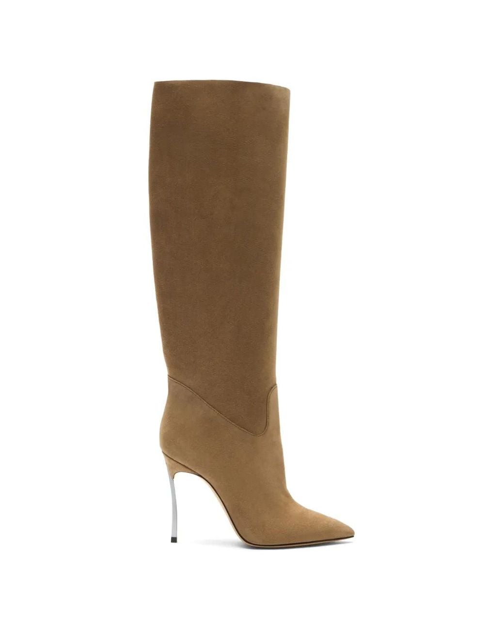 Casadei Brown Blade Knee-High Boots