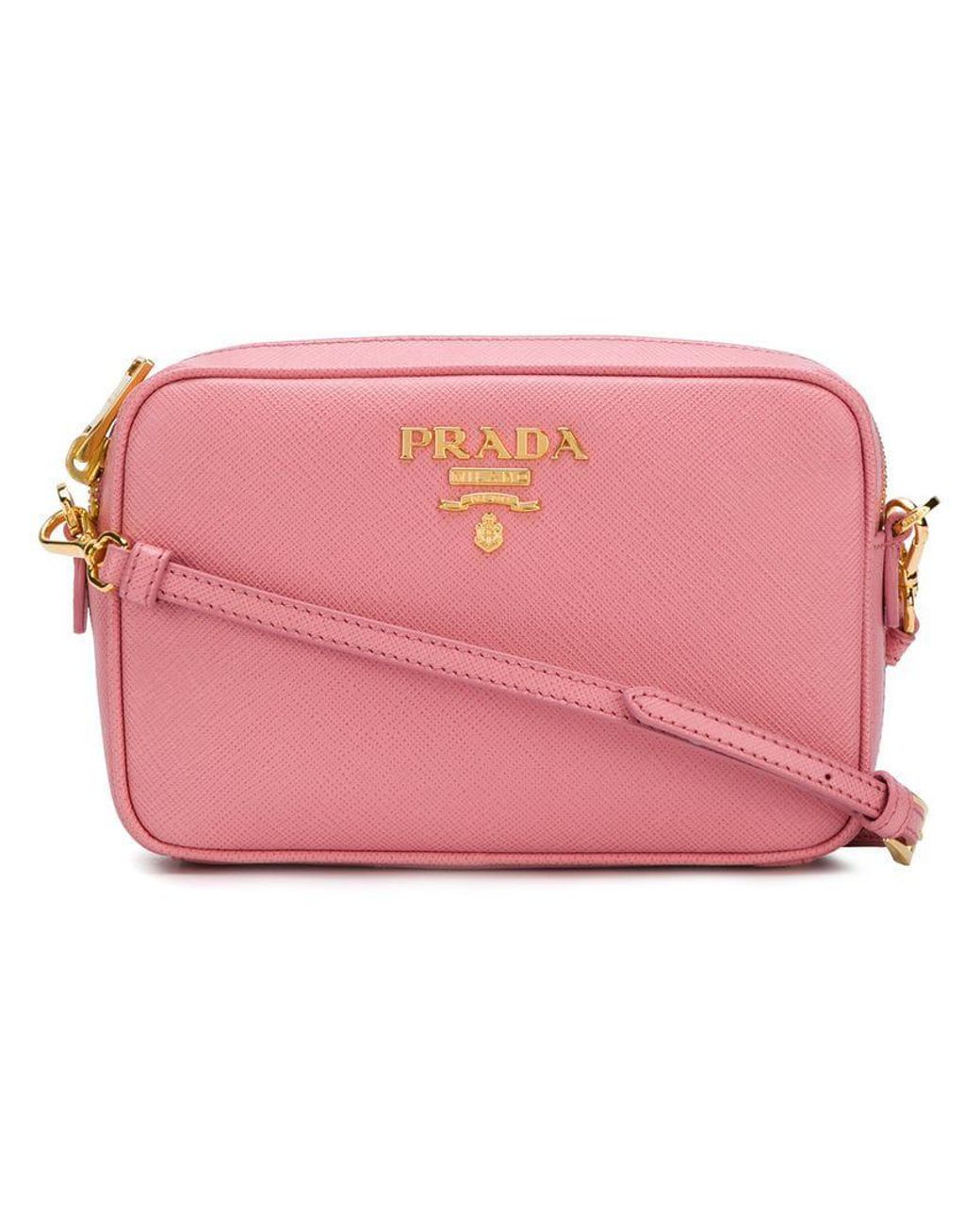 Prada Bandoliera Crossbody Bag in Pink Lyst