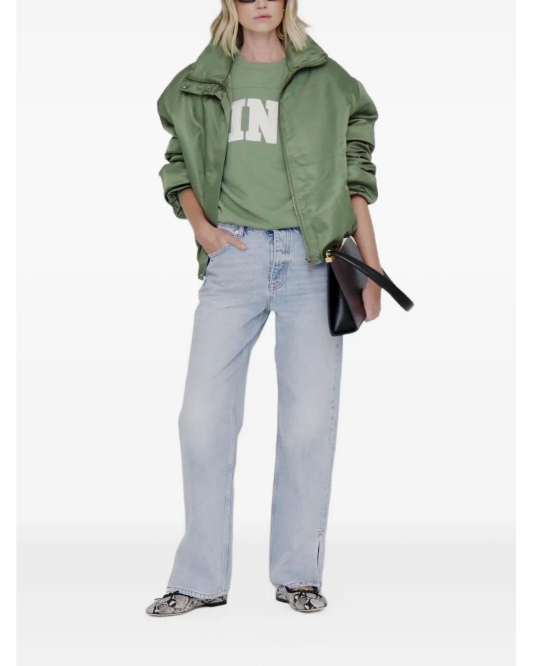 Anine Bing Green Cyrus Jacket