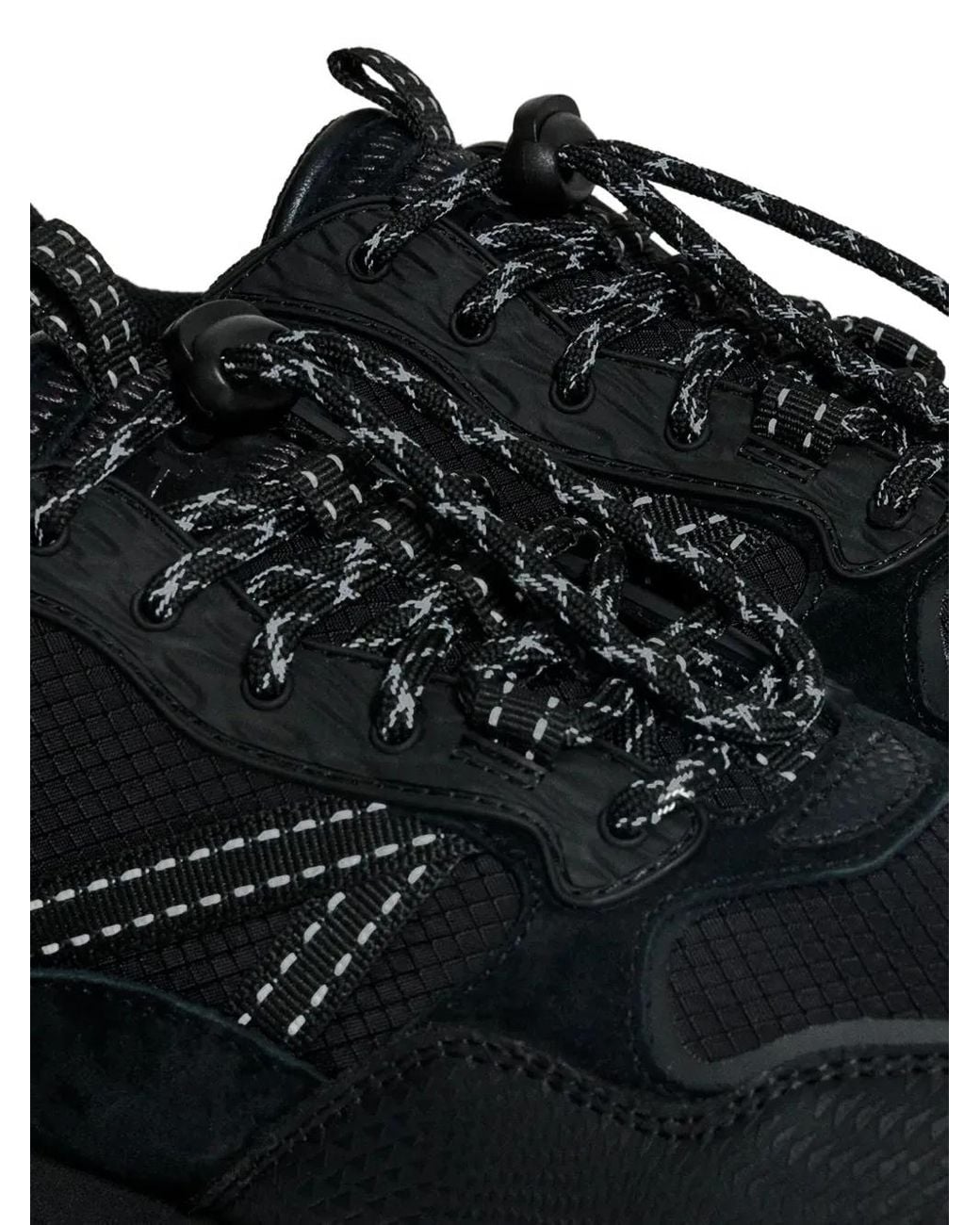 HOFF Black City Of Road Suede Panelled Sneakers