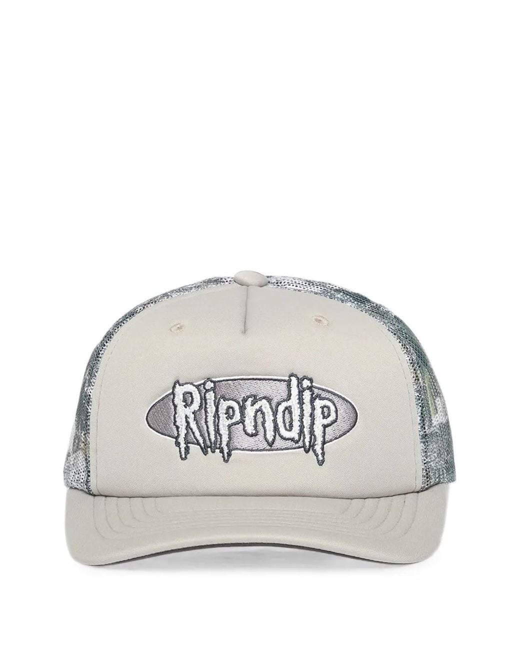 RIPNDIP Gray Sic Mesh-Panel Trucker Hat
