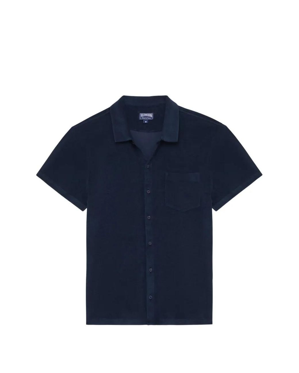 Vilebrequin Blue Chest-Pocket Shirt for men
