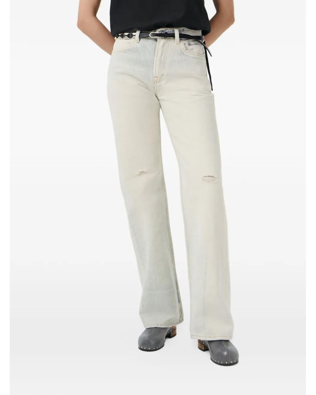 Our Legacy White Wata Cut Jeans