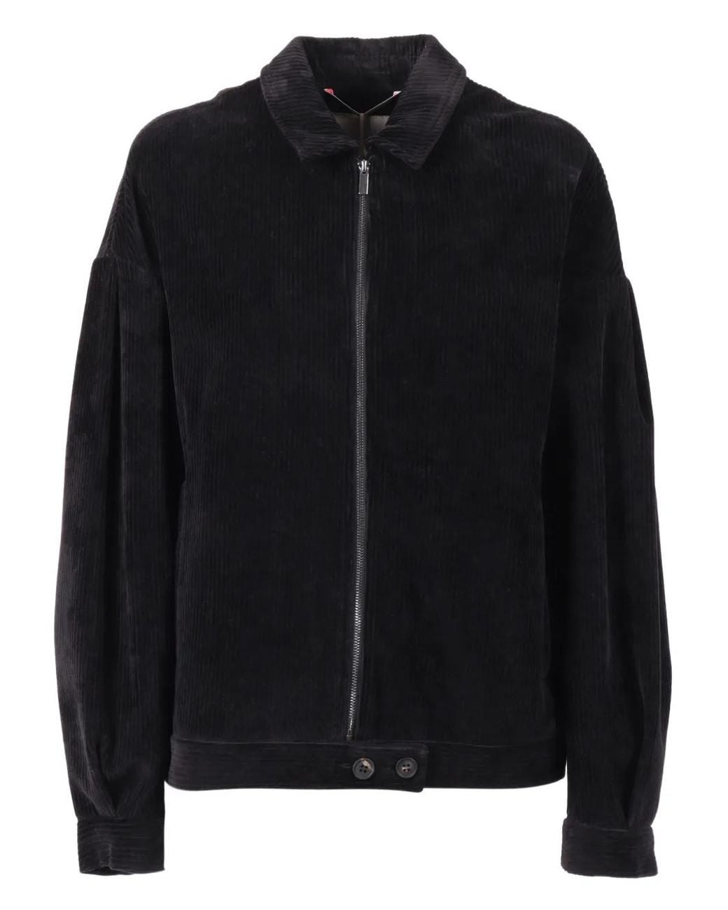 Max Mara Damara Jack Met Rits in het Black