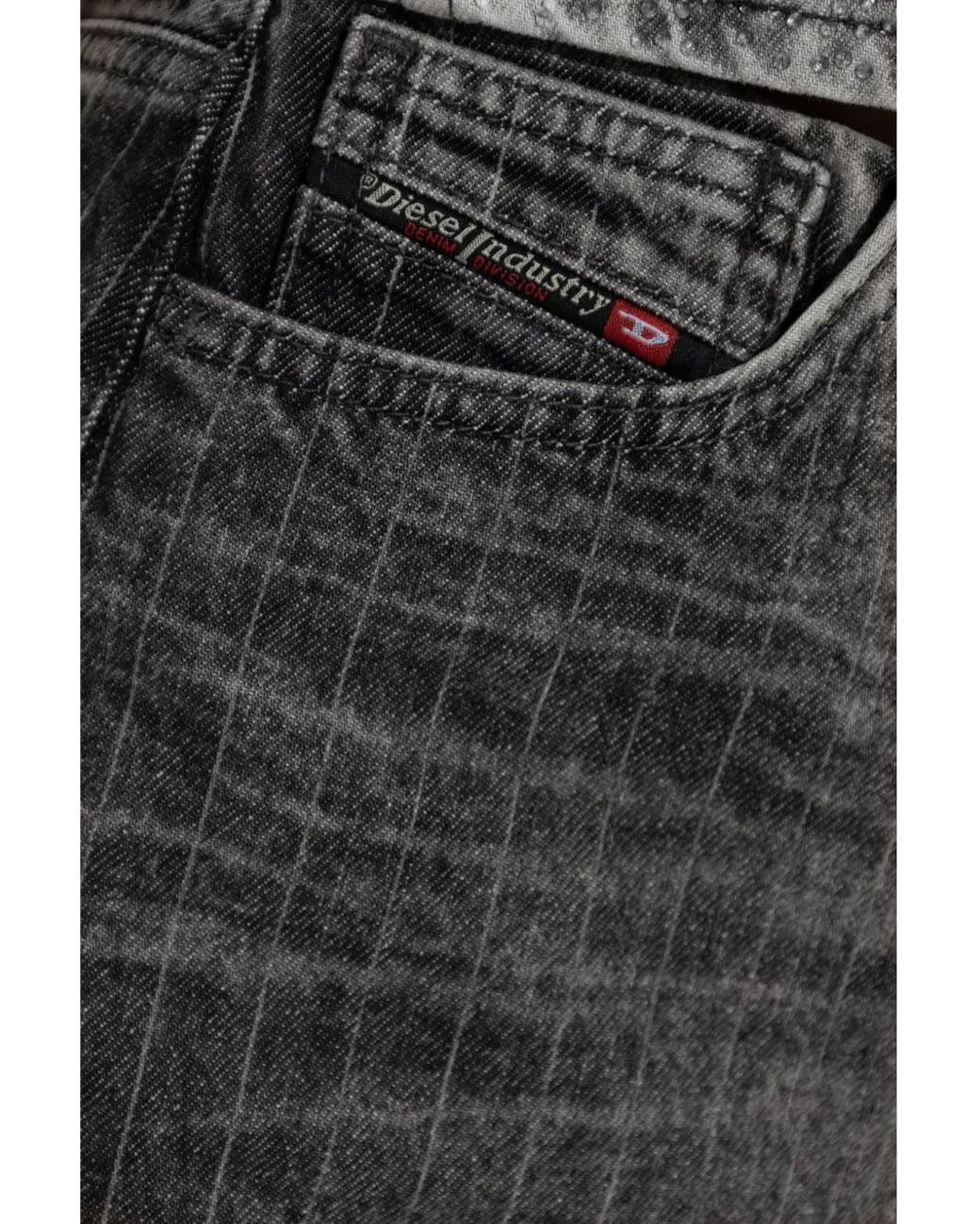 DIESEL Gray Skirt De-Pra-Mini-S3