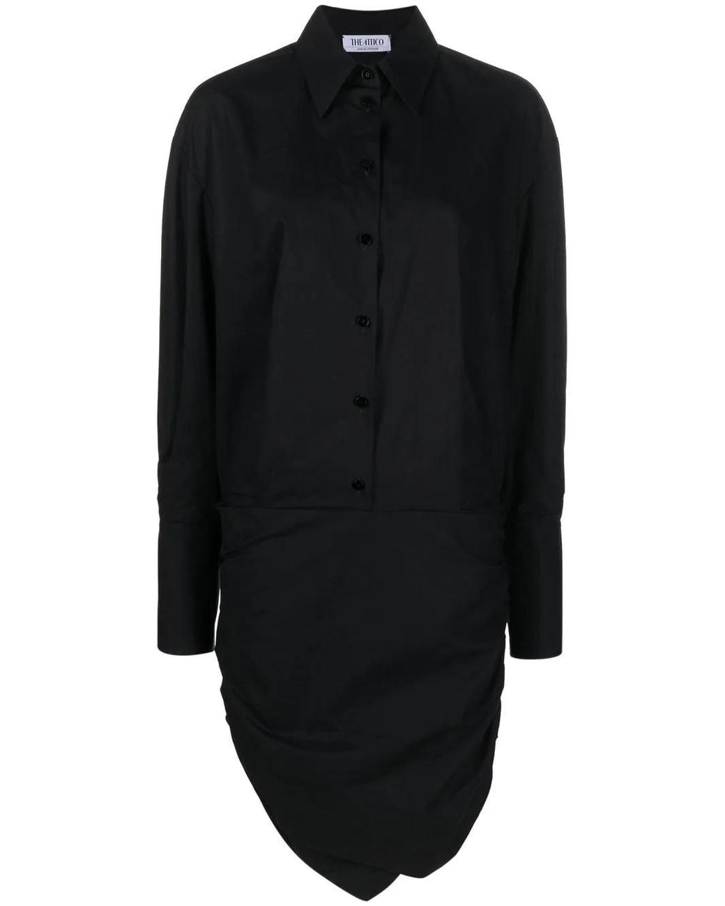 The Attico Black 'chemisier' Dress