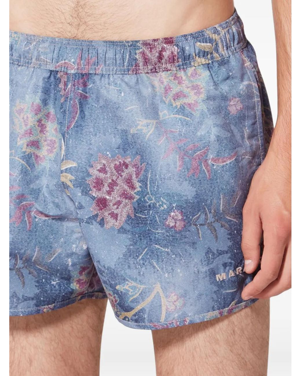 Isabel Marant Blue Vicente Swim Shorts for men