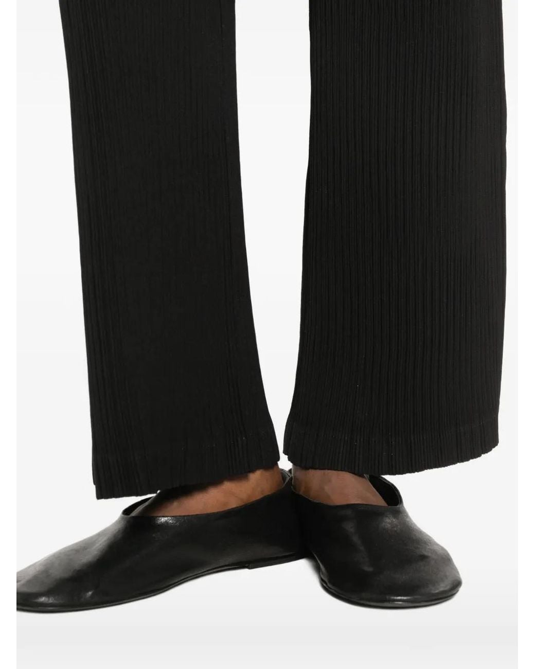 Issey Miyake Black Pleated Trousers
