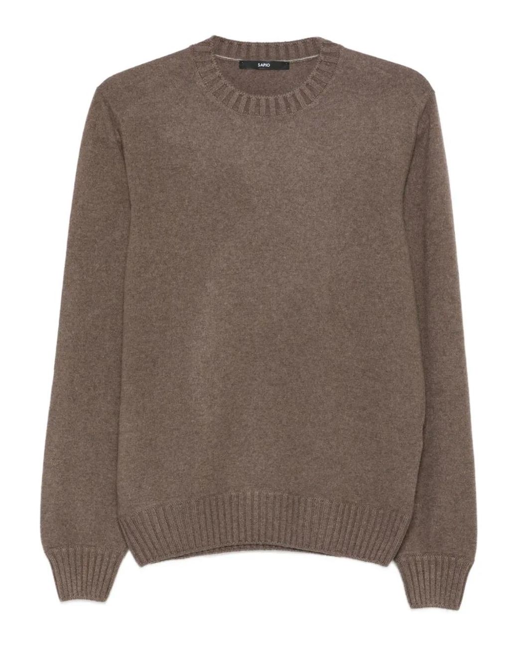 SAPIO Brown Ribbed Knitwear