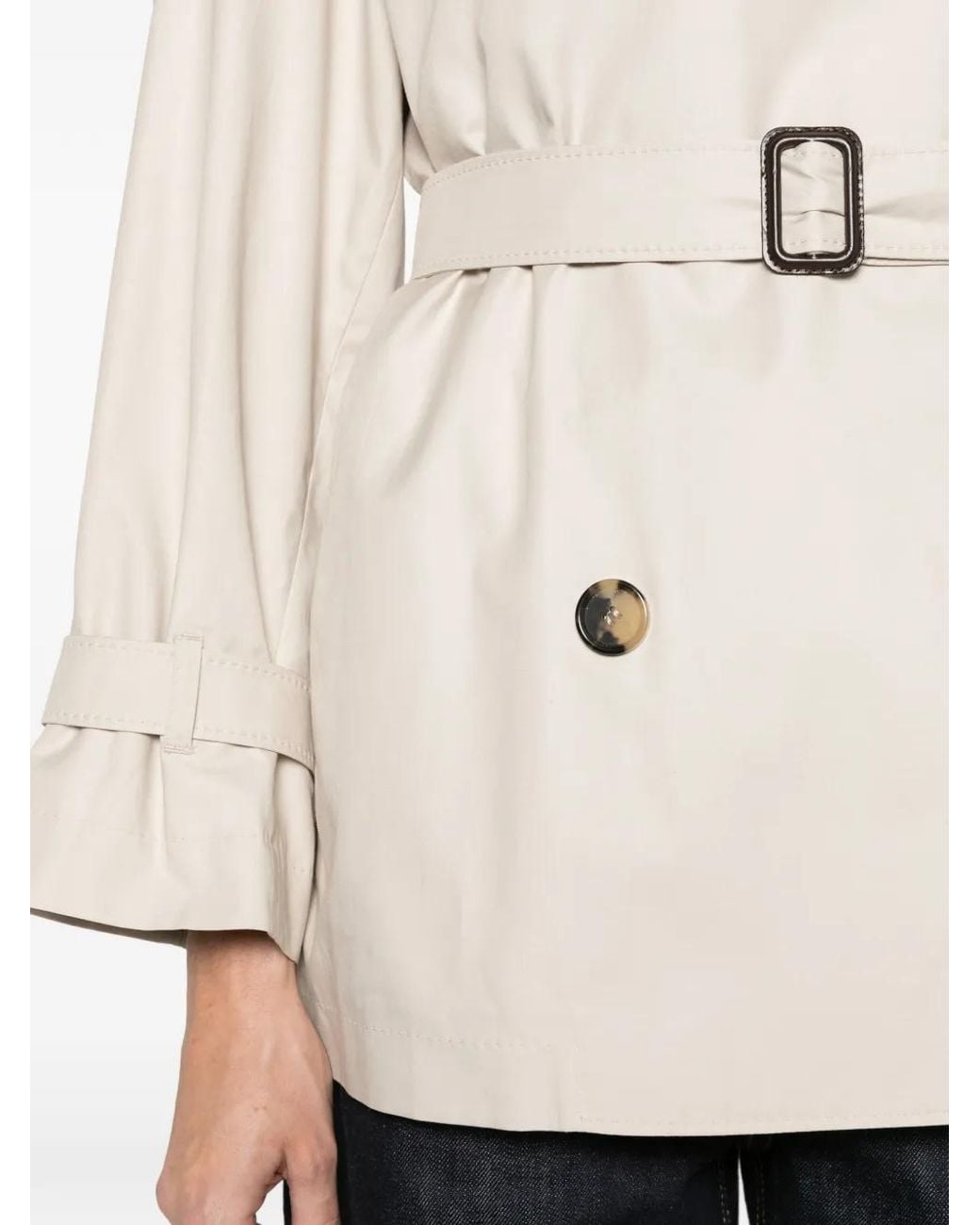 Max Mara Natural Short Trench Coat