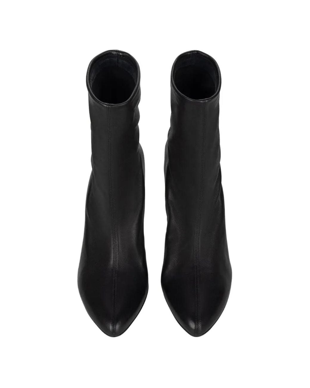 Victoria Beckham Black Harlow Stretch Ankle Boots