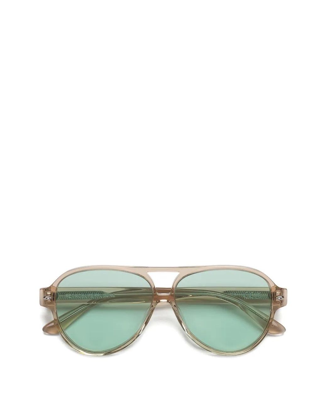 Retrosuperfuture Green Ombra Pilot-Frame Sunglasses