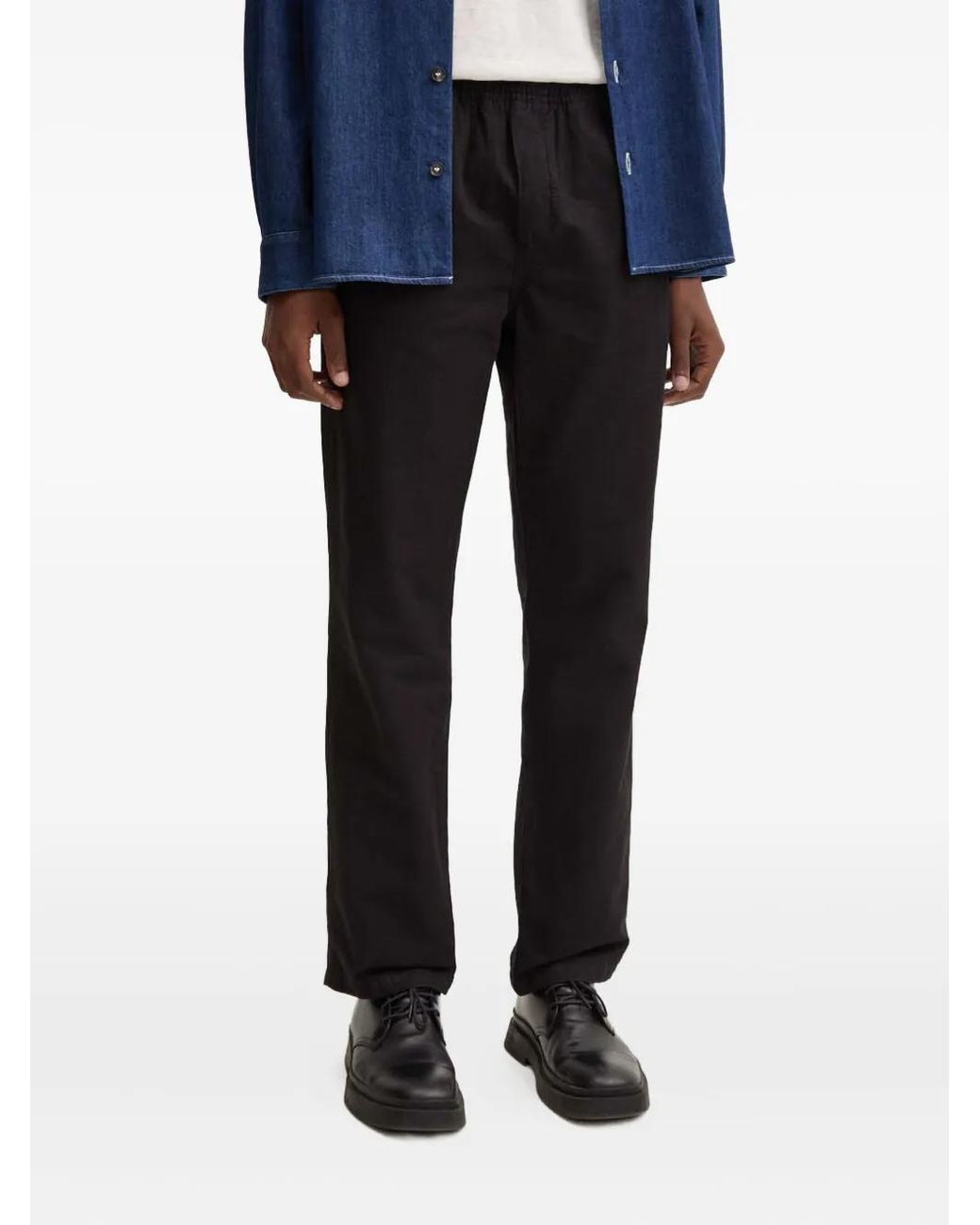 Samsøe & Samsøe Blue Elasticated Trousers for men