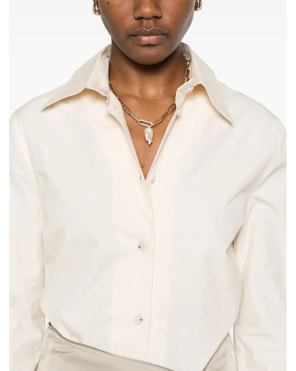 Nanushka White Aliska Bodysuit