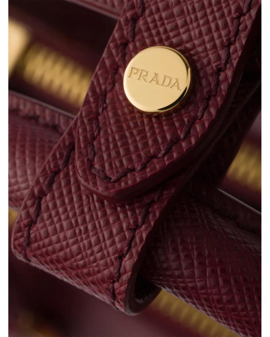 Prada Red Galleria Medium Saffiano Leather Bag