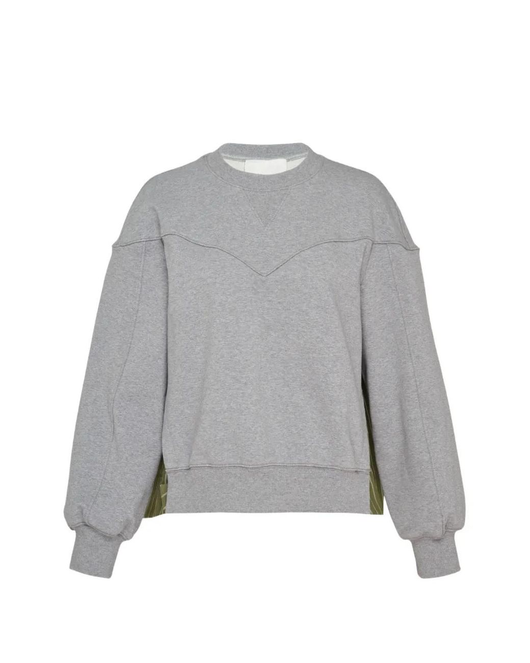3.1 Phillip Lim Gray Chemise À Empiècements Rayés