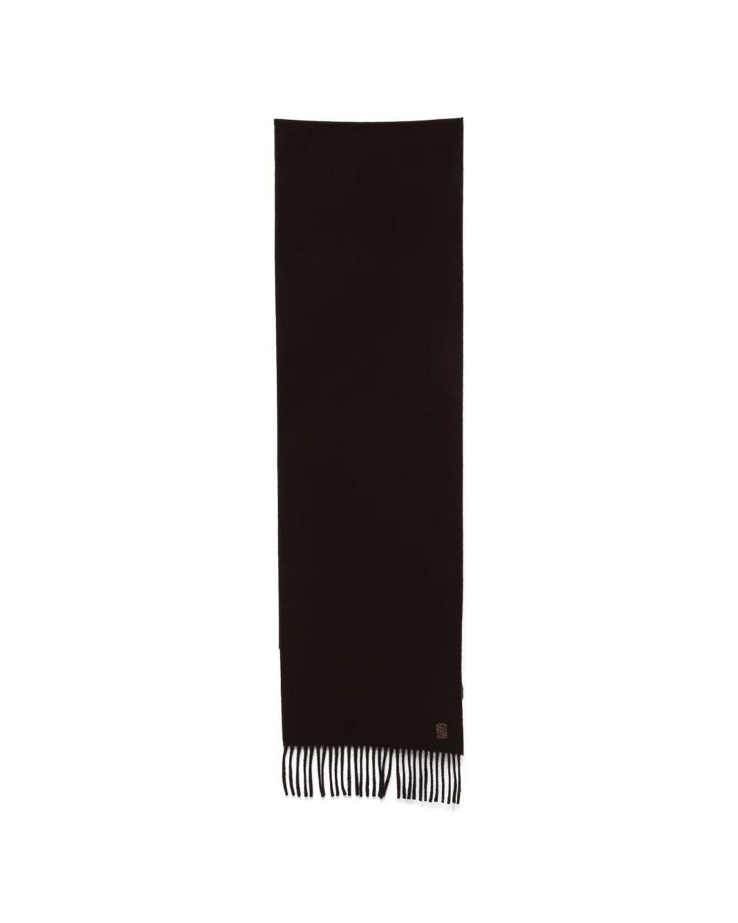 Sandro Black Fringed-Edge Scarf for men