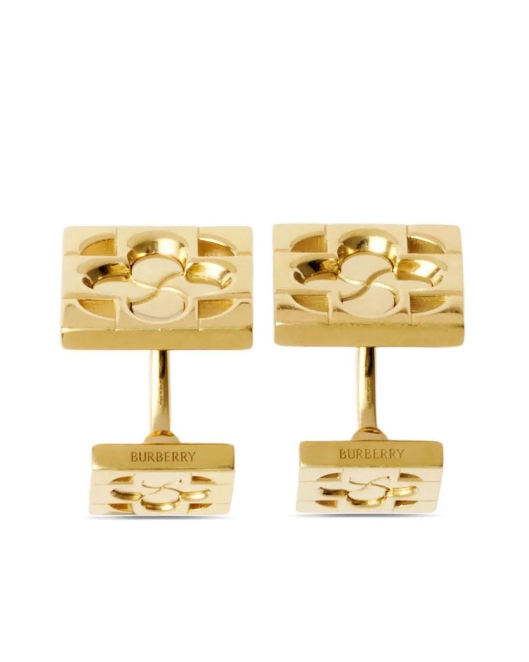 Burberry Metallic Rose Monogram Cufflinks for men