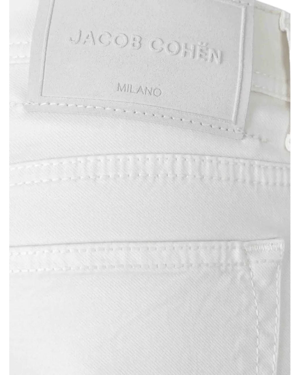 Jacob Cohen White Kimberly Jeans for men