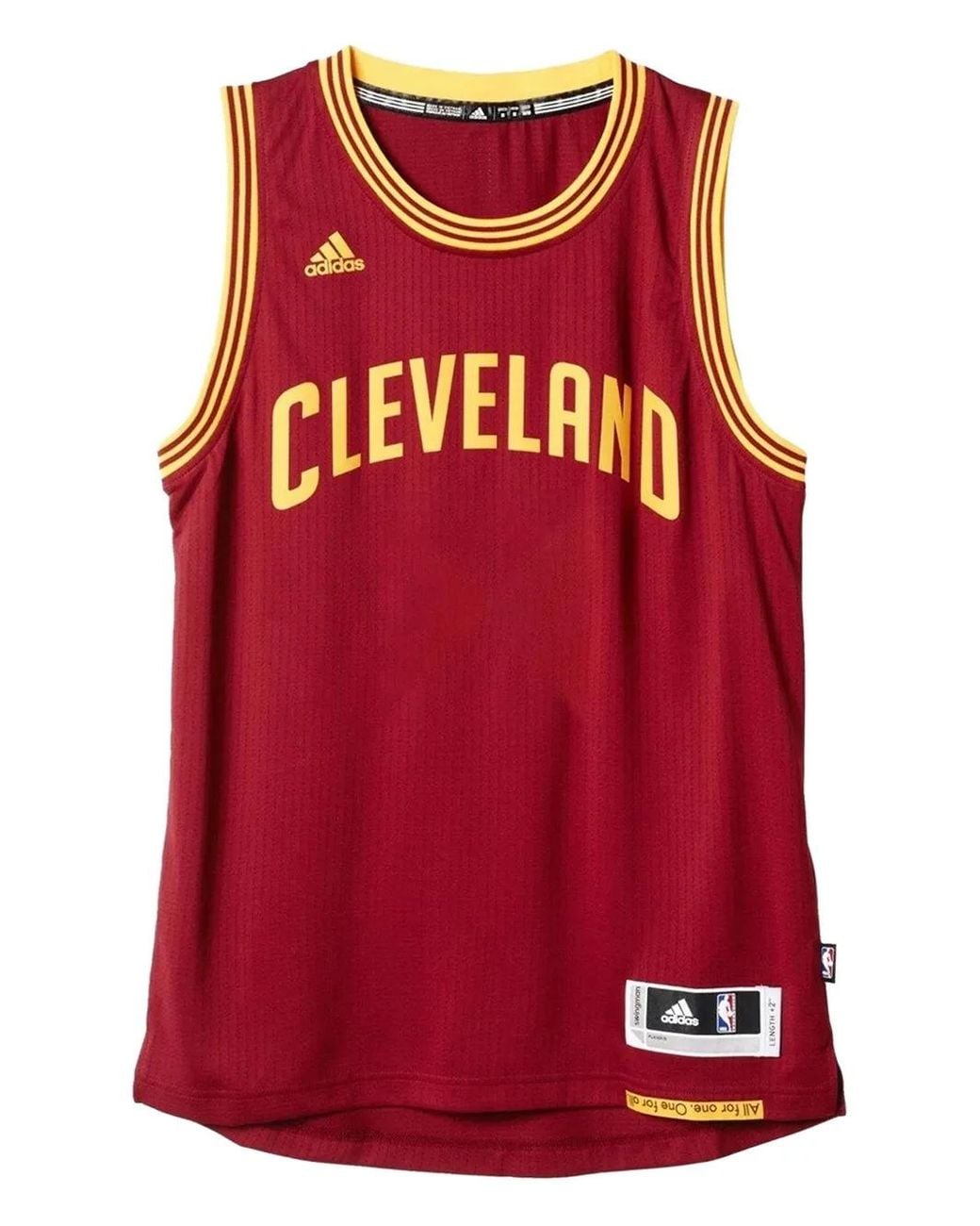 Adidas Red Cleveland Cavaliers Jersey for men