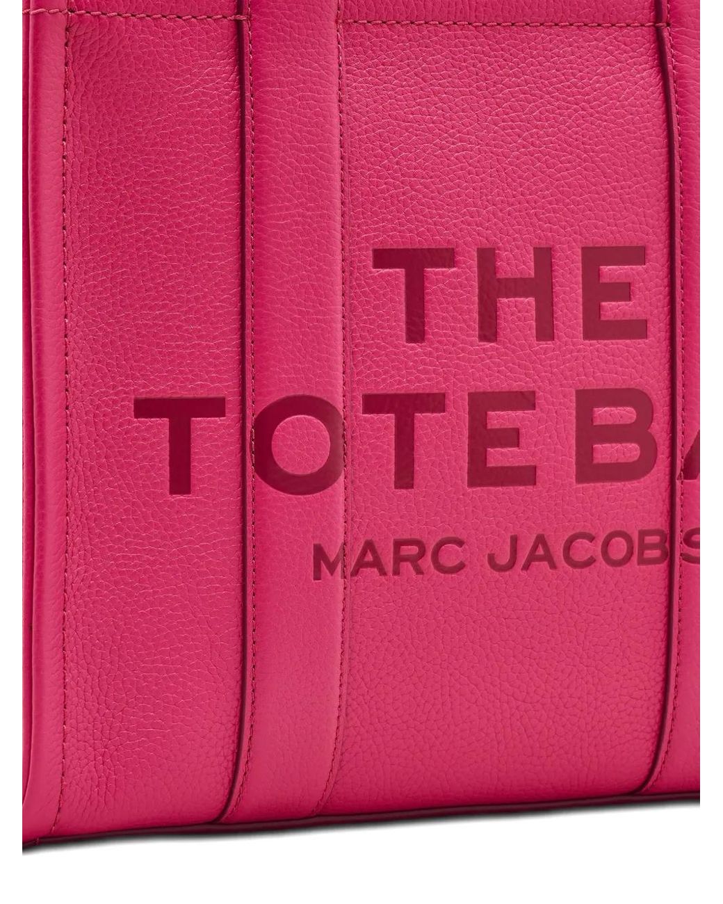 Marc Jacobs Pink The Leather Medium Tote Bag