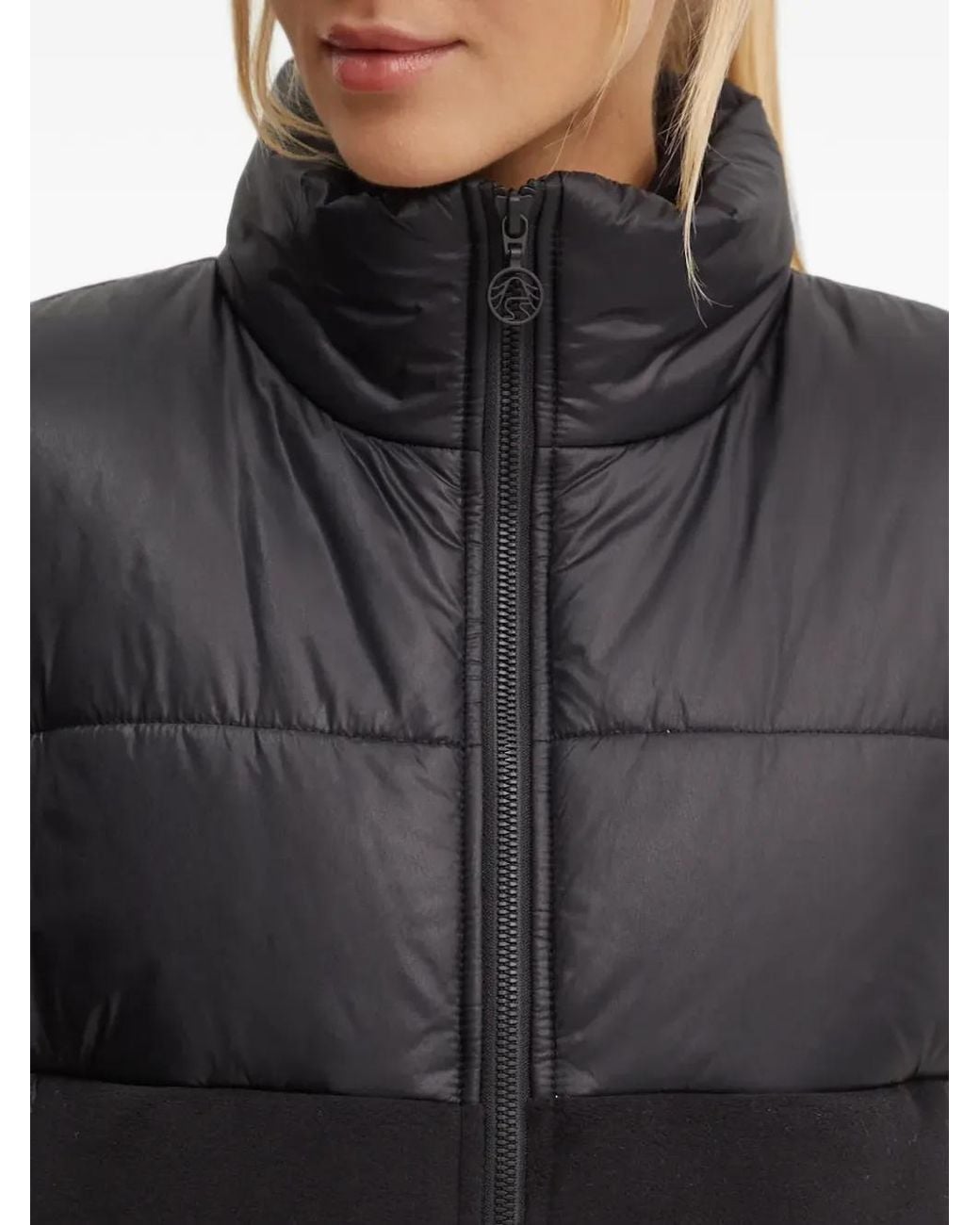 Sportalm Black Quilted Panelled Jacket