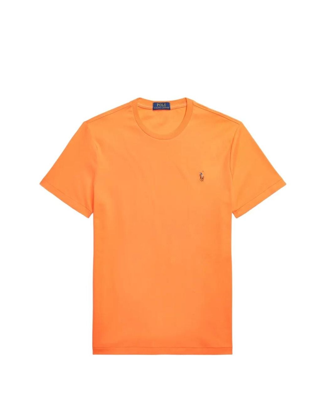 Polo Ralph Lauren Orange Pony-Embroidered T-Shirt for men