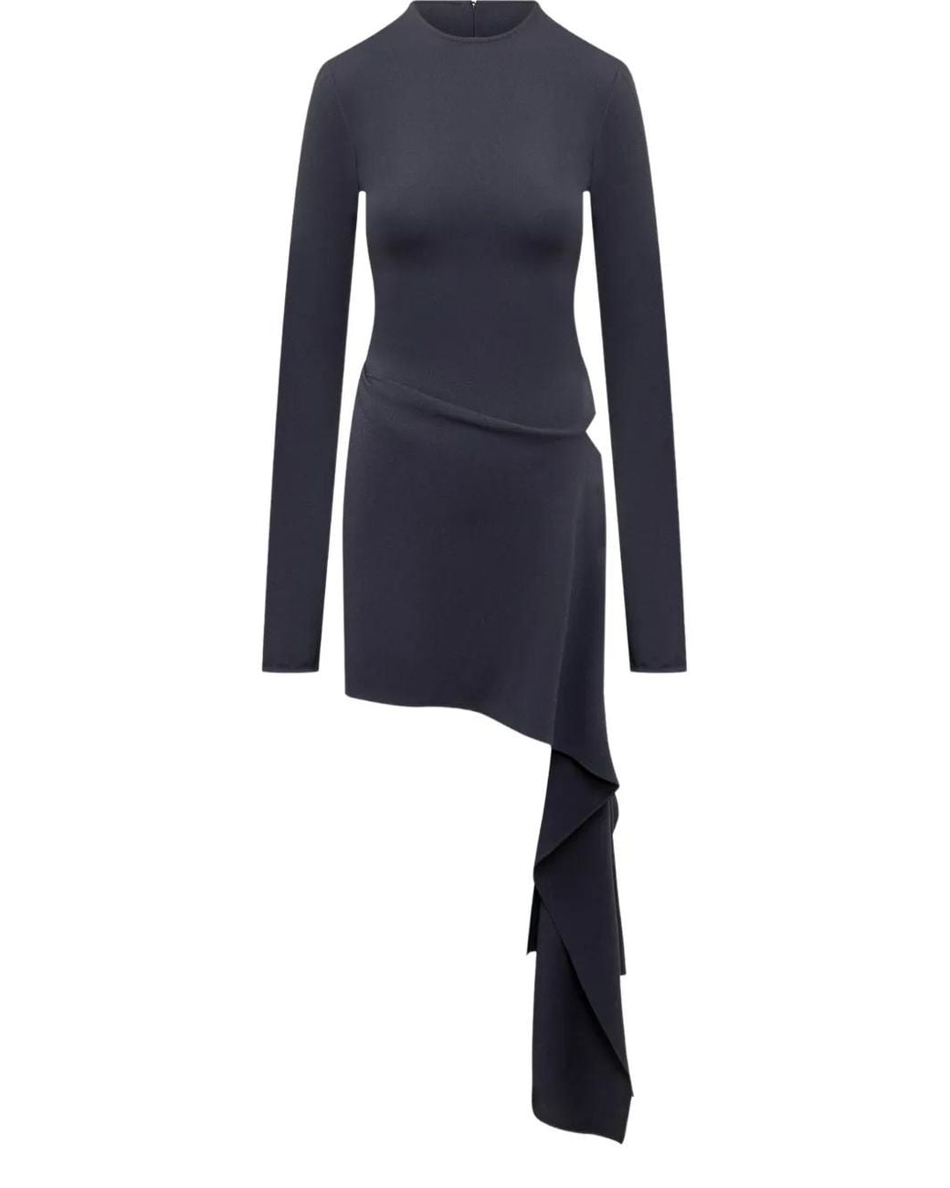 The Attico Blue Sable Mini Dress