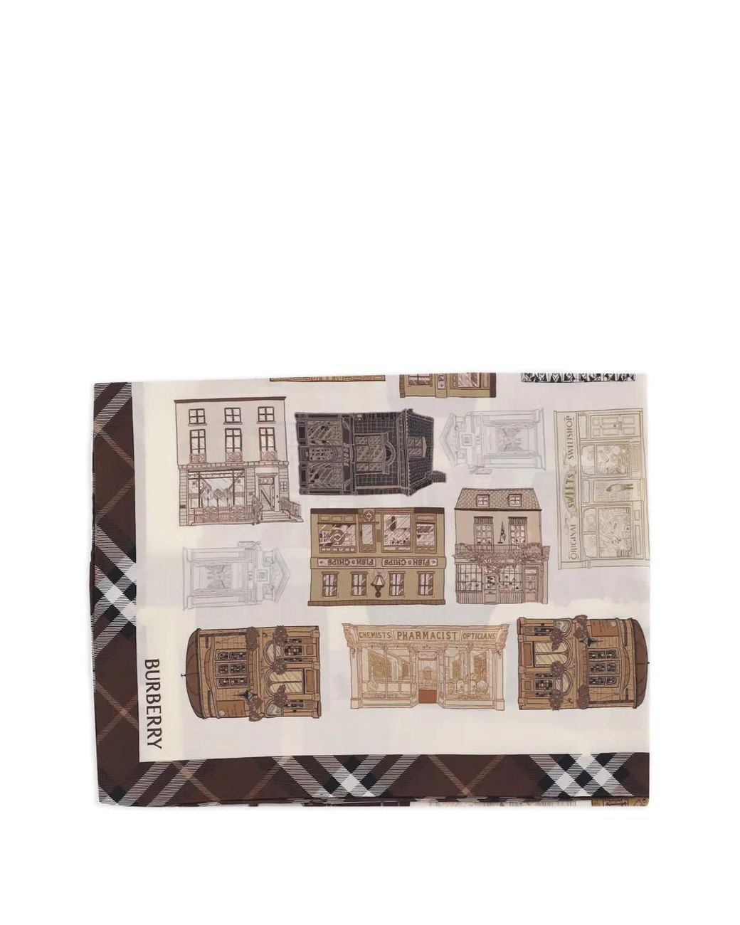 Burberry Multicolor Foulard À Imprimé Graphique