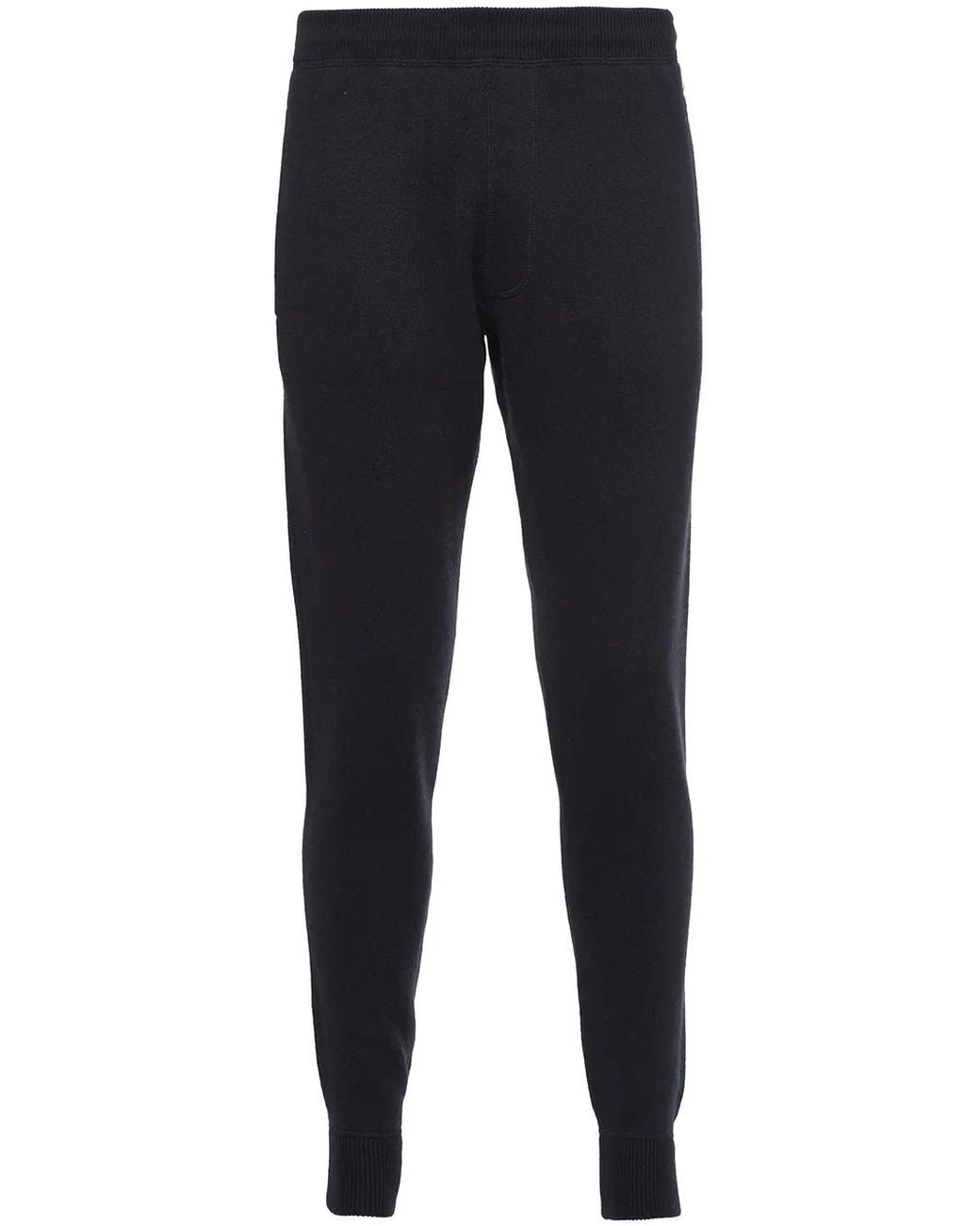 Prada Blue Cashmere Track Pants for men