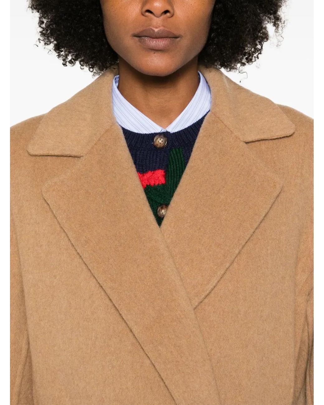 Polo Ralph Lauren Natural Long Wool Coat