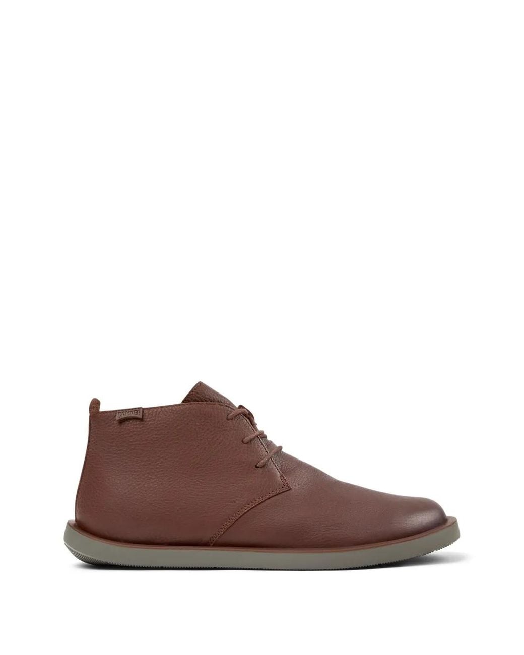 Camper Brown Wagon Leather Boots for men