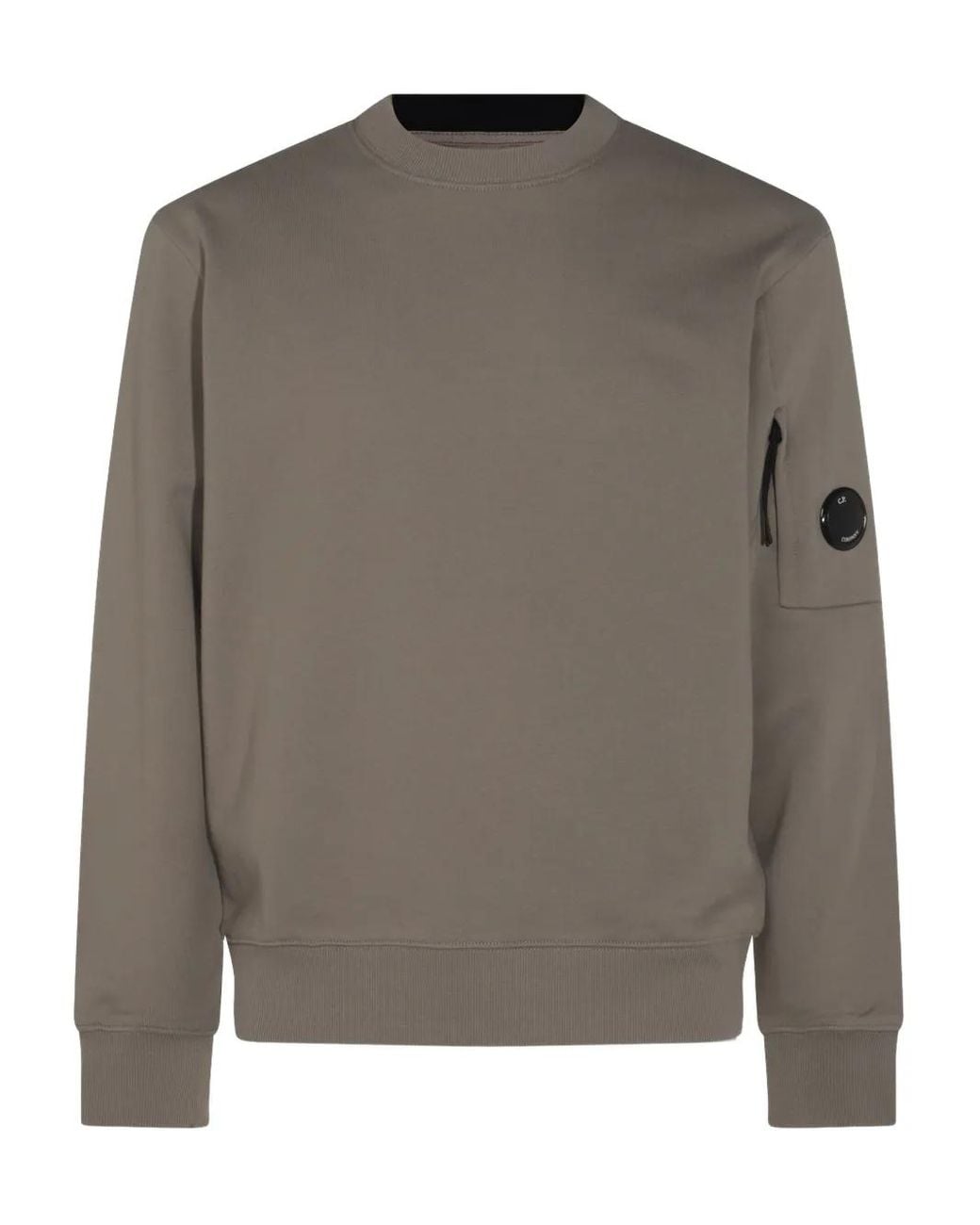 C P Company Gray Lens-Pocket Sweatshirt for men