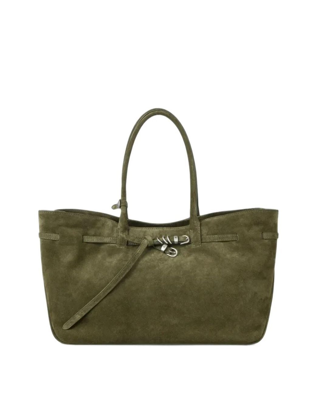 MARGE SHERWOOD Green Large Grandma Tote Bag