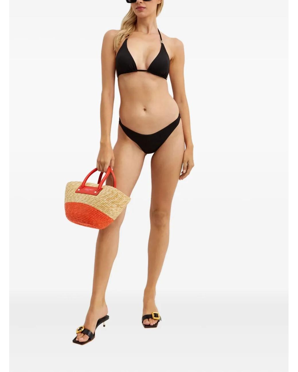 Max Mara Black Stella Bikini Bottoms