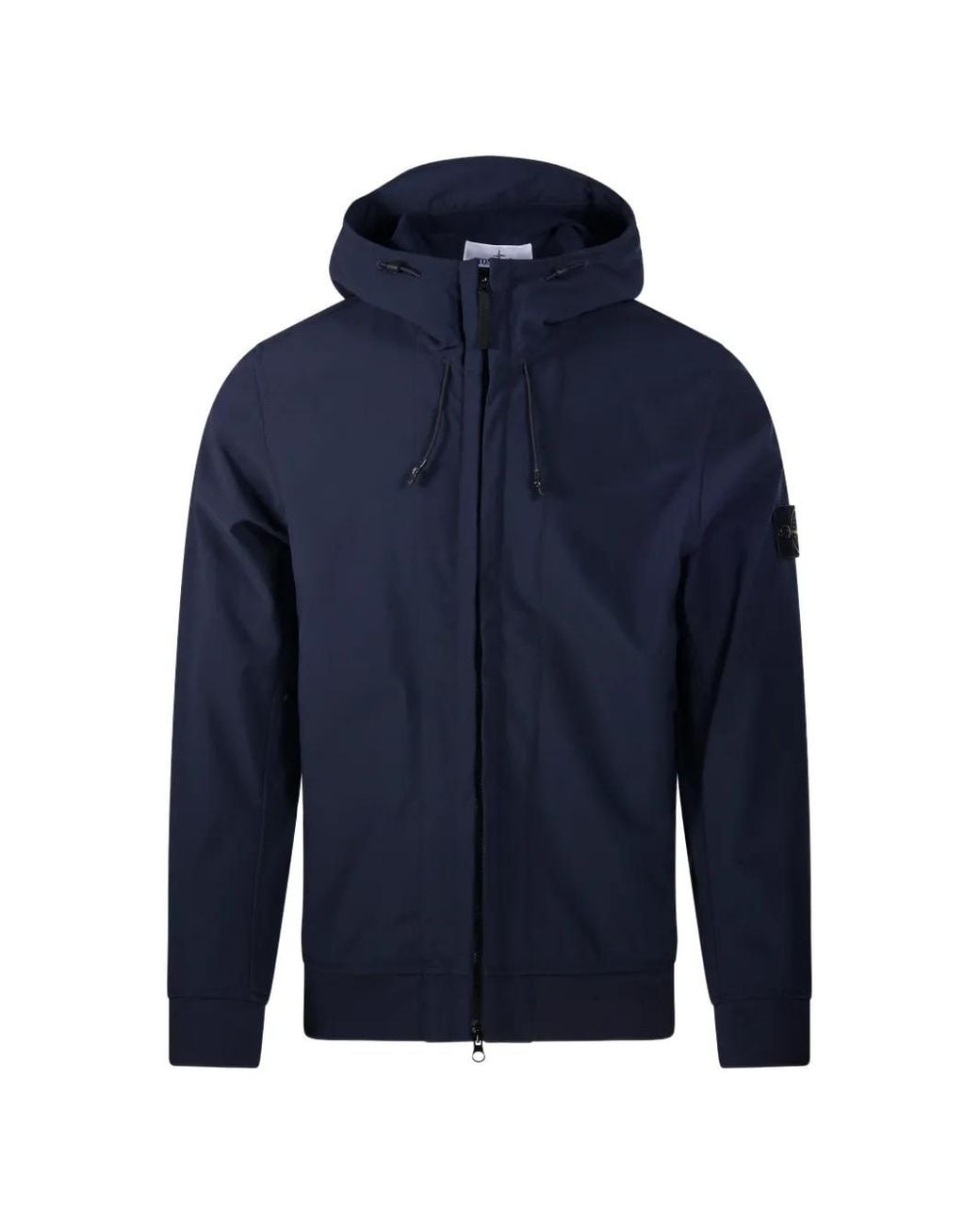 Stone Island Blue Q100004 Soft Shell-R_E.Dye Technology Jacket for men