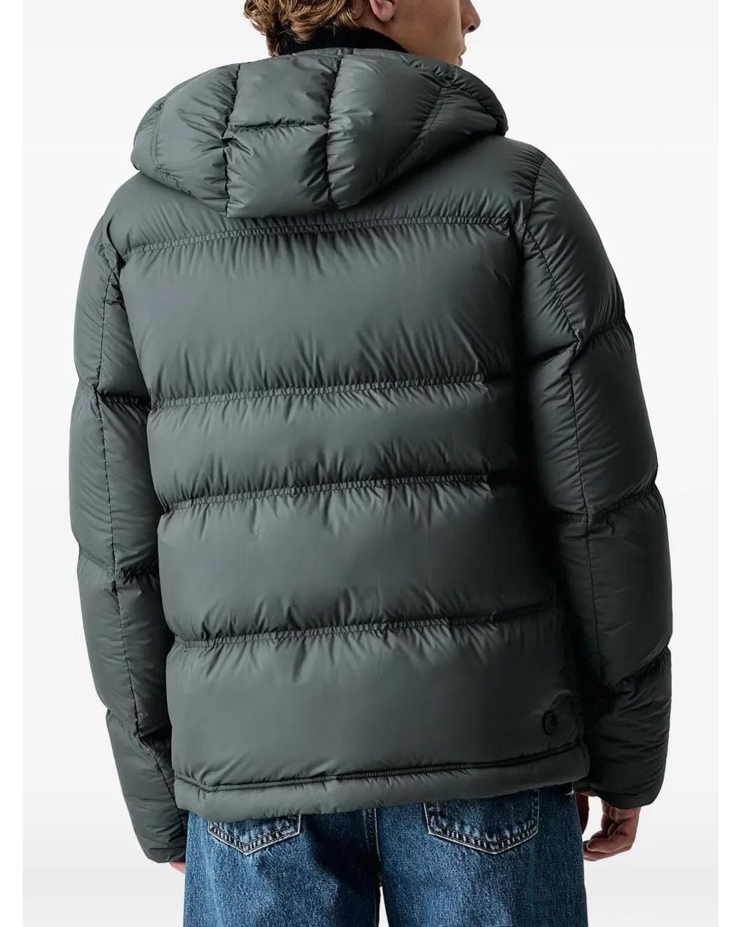 Colmar Hooded Padded Jacket in Black for Men | Lyst