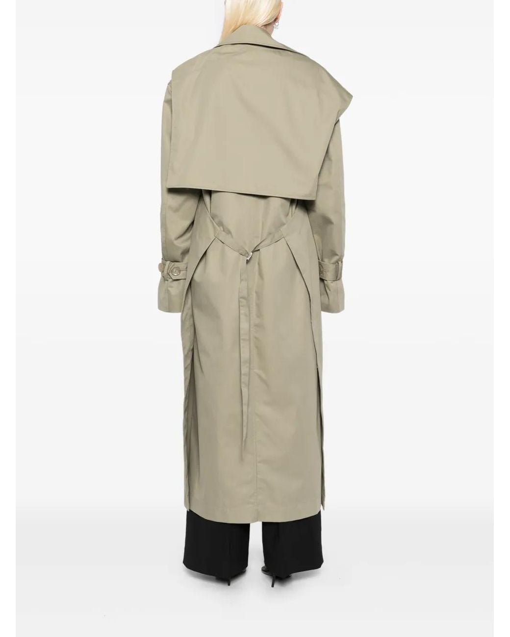 Christopher Esber Natural Loren Coat