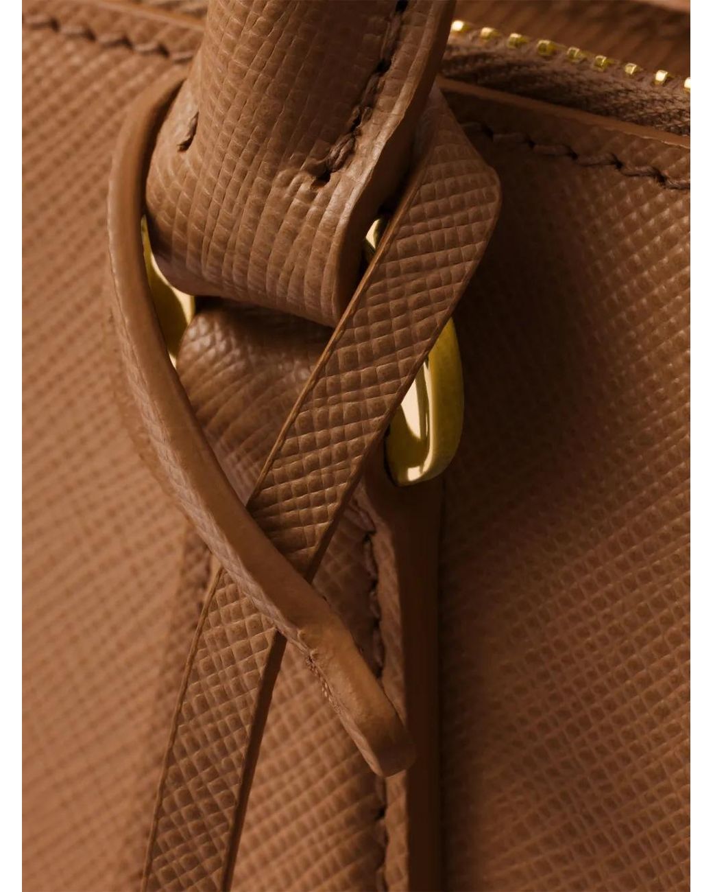 Prada Brown Galleria Medium Saffiano Leather Bag