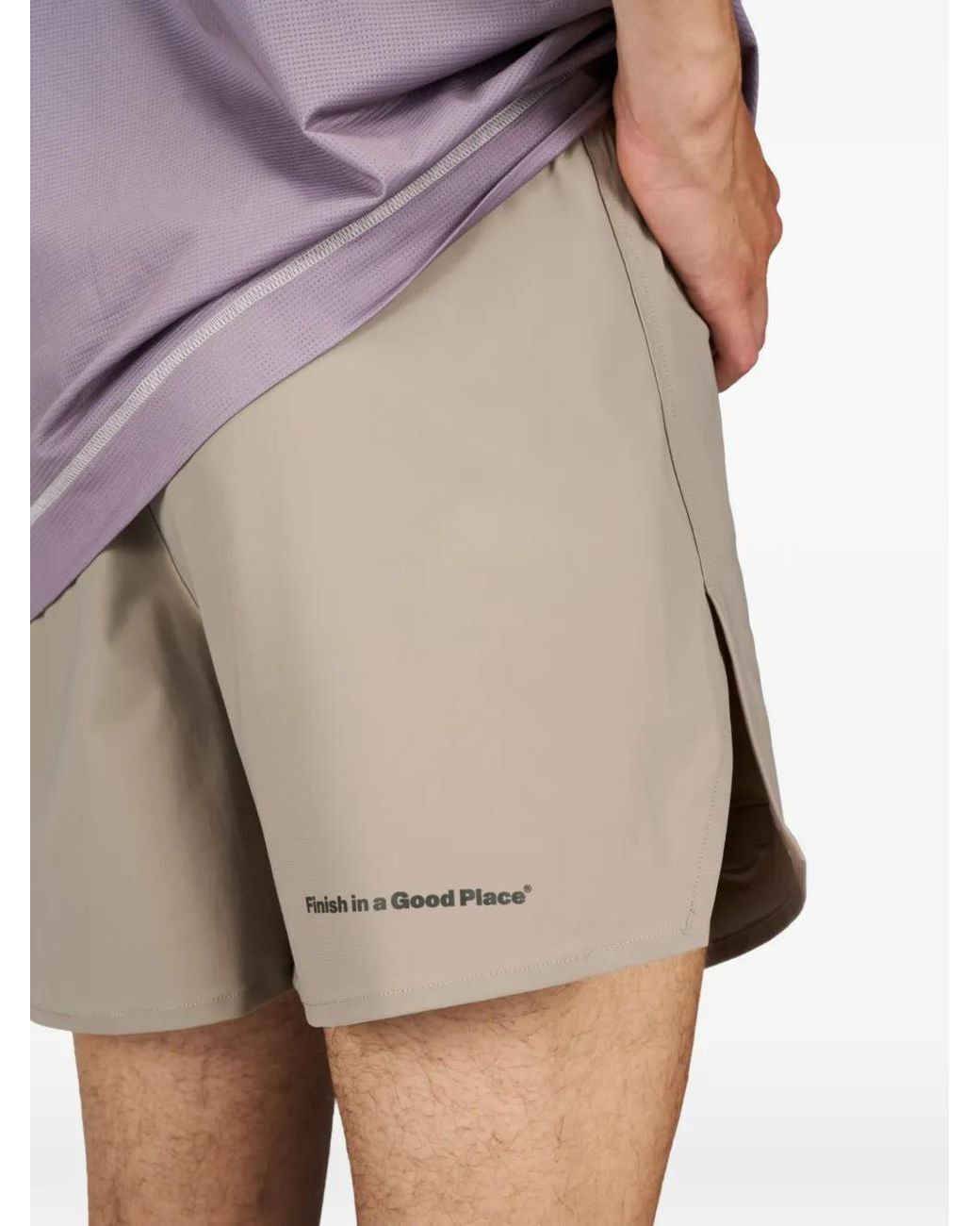 UNNA Gray Tempo Shorts for men