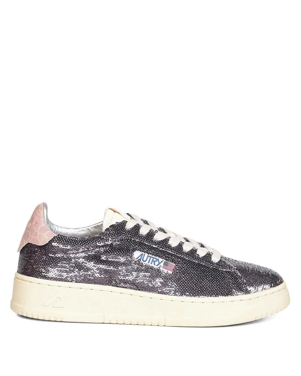 Autry Multicolor Dallas Low Paillet/Cro Shoes